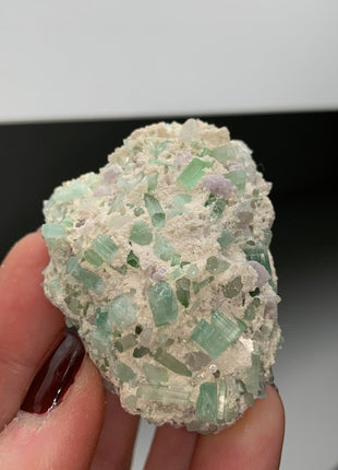 Blue Tourmaline with Pink Lepidolite - 375 Carats