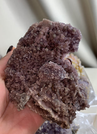 Wow !! Grape Agate Lot - From Sulawesi, Indonesia - 4 Pieces !