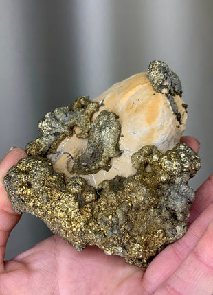 Wild ! Pyrite on Rock Matrix Specimen