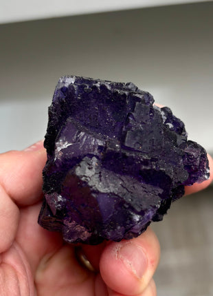 Blurple Fluorite from Muzquiz, Mexico