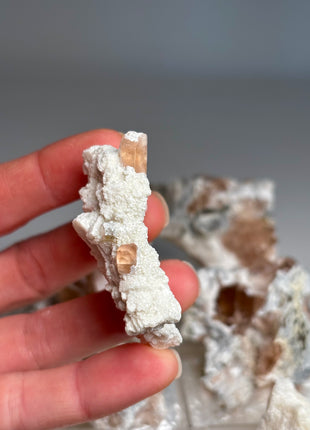 6 Pieces ! Champagne Topaz with Feldspar Lot