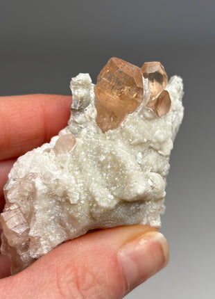 4 Pieces ! Champagne Topaz with Feldspar Lot