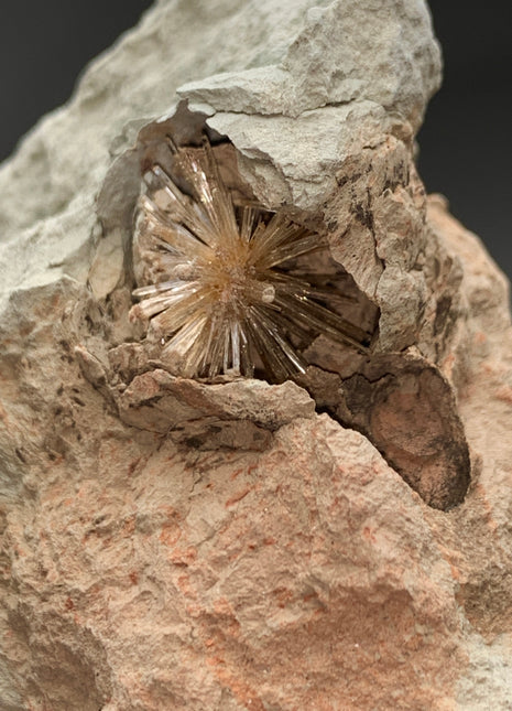 New ! Bursting Sun Aragonite Ball in Cluster - From Pantoja, Spain