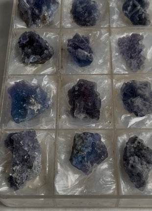 12 Pieces ! Blue Fluorite Lot
