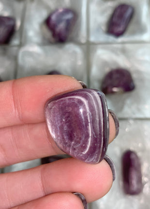 High Grade Flashy Lepidolite Lot - 12 Pieces !