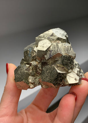 High Grade Pentadodecahedral Pyrite from Huanzala, Peru