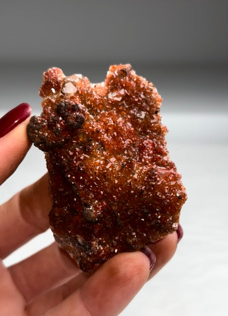 Sparkling ! Red Calcite Specimen