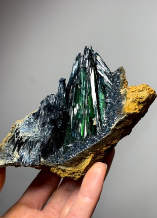 Blue Green Vivianite Geode - From Brazil