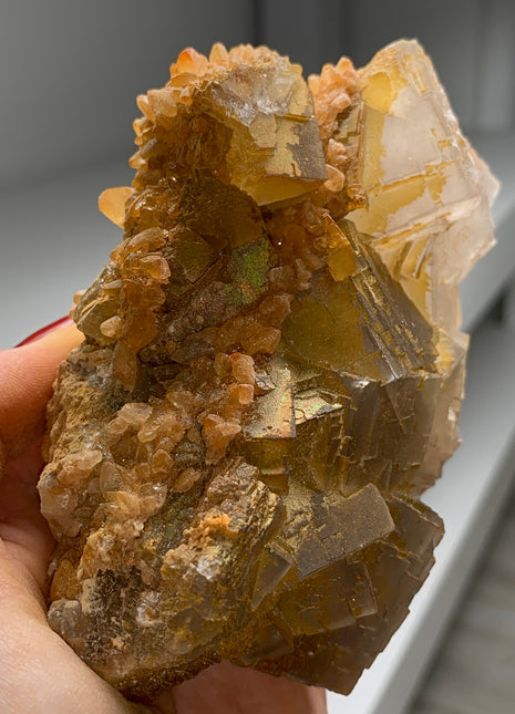 Rare ! Iridescent Rainbow Fluorite 🌈