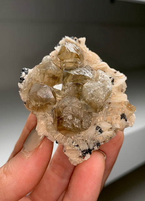 Cerussite with Pink Barite