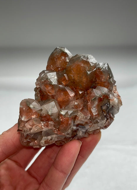Red Hematite Included Calcite Specimen