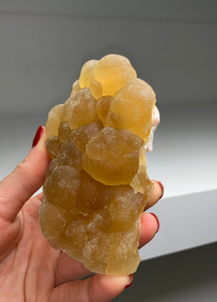 Glittery Yellow Botryoidal Fluorite
 # PM0147
