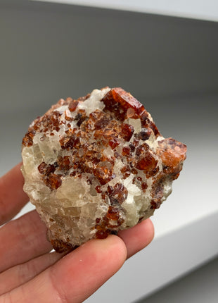 New ! Orange Red Garnet Lot from Kenya - 6 Pieces !