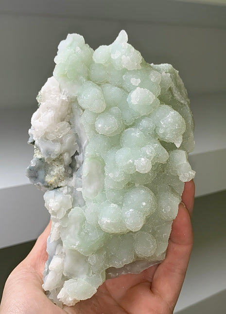 Druzy Green Chalcedony - From Rhodope Mountains, Bulgaria
