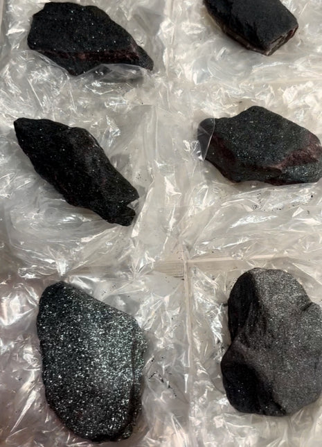 6 Pieces !  Specular Hematite lot - From Champion mine