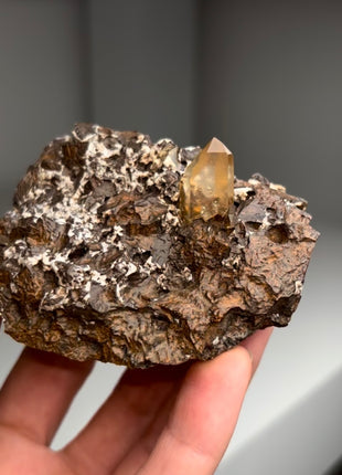 Yellow Citrine on Matrix