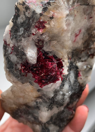 Magenta Red Erythrite Specimen - From Agoudal mine