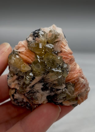 Pink Barite with Cerussite