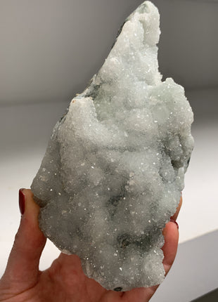 Sparkly Chalcedony Stalactite with Apophyllite ✨