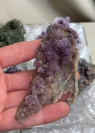 Grape Agate Lot - From Sulawesi, Indonesia - 6 Pieces !