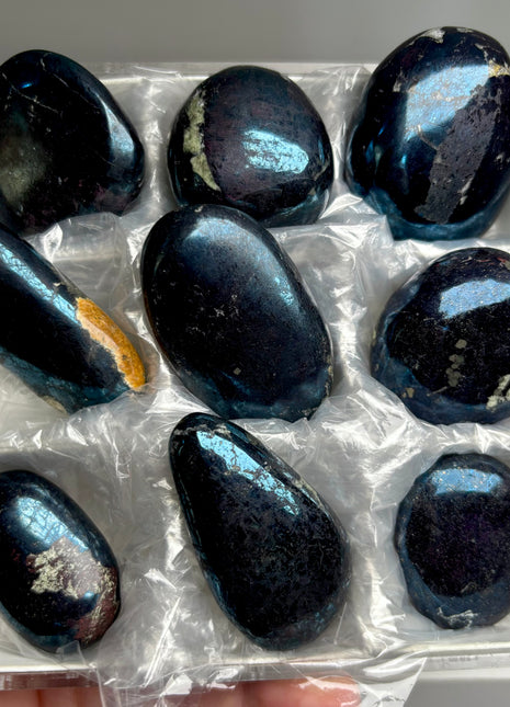 9 Pieces ! High Grade Covellite Lot