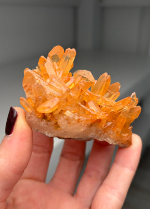 Tangerine Quartz from Diamantina, Brazil
