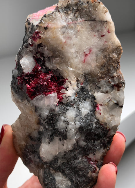 Magenta Red Erythrite Specimen - From Agoudal mine