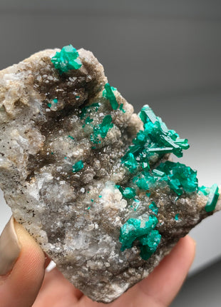 Emerald Green Dioptase with Great Terminations