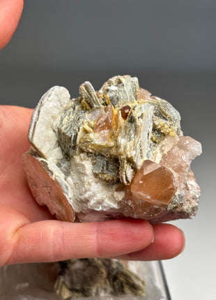 6 Pieces ! Champagne Topaz with Feldspar Lot