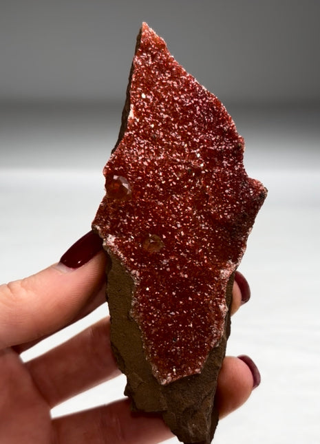 Sparkling ! Red Calcite Specimen