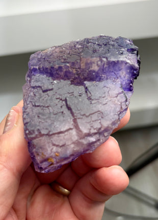 Blurple Fluorite from Muzquiz, Mexico