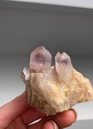 Amethyst with Yellow and Purple Phantoms - From Zambia