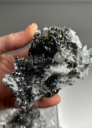 6 Pieces ! Pyrite, Galena, Quartz, Sphalerite Combo Specimens Lot