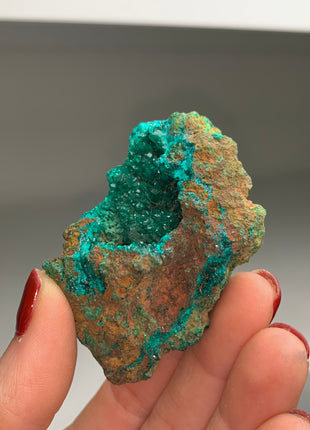 Green Dioptase Geode PM049