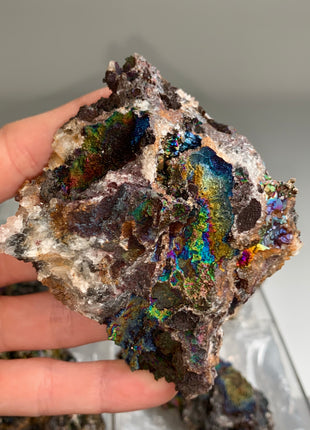 Very High Grade Rainbow Goethite Lot 🌈 From M. San Valentin, Spain 6 Pieces !