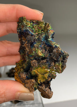 Very High Grade Rainbow Goethite Lot 🌈 From M. San Valentin, Spain 9 Pieces !