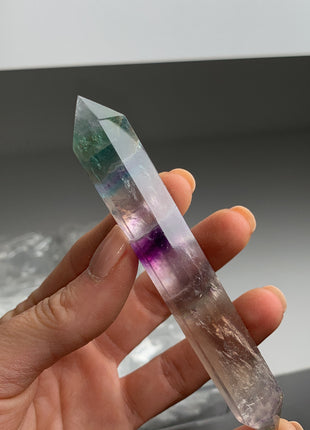 6 Pieces ! High Grade Gemmy Rainbow Fluorite DT Points