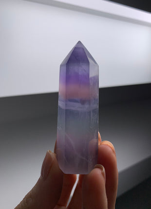 9 Pieces ! Blue Green Purple Fluorite Towers Lot