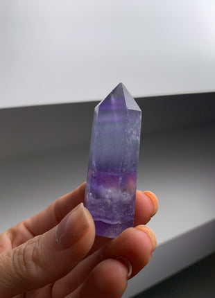 9 Pieces ! Blue Green Purple Fluorite Towers Lot