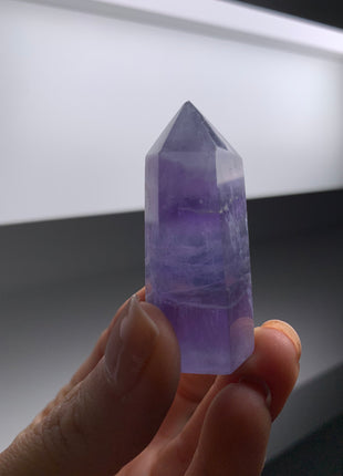 9 Pieces ! Blue Green Purple Fluorite Towers Lot