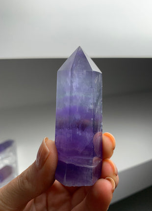 8 Pieces ! Blue Green Purple Fluorite Towers Lot Special Price 💥