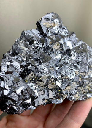 Silvery Lustrous Galena - From Trepca Mine, Kosovo