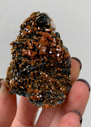 Red Vanadinite with Beautiful Barite - From Midelt, Morocco