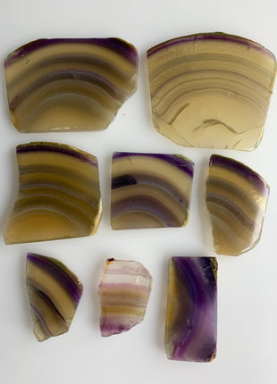 8 Pieces ! Rainbow Fluorite Slabs Special Price 💥