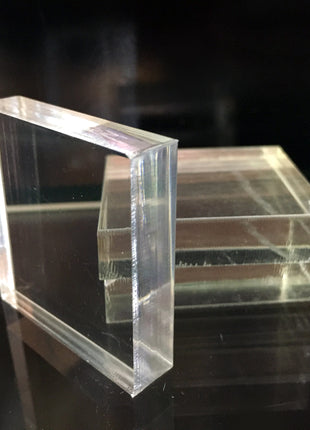 40 mm x 10 mm Acrylic Mineral Display Stands Lot of 10 Pieces