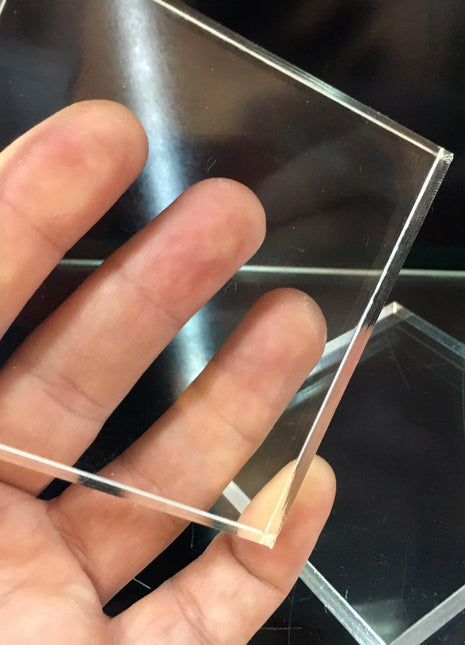80 mm x 10 mm Acrylic Mineral Display Stands Lot of 10 Pieces