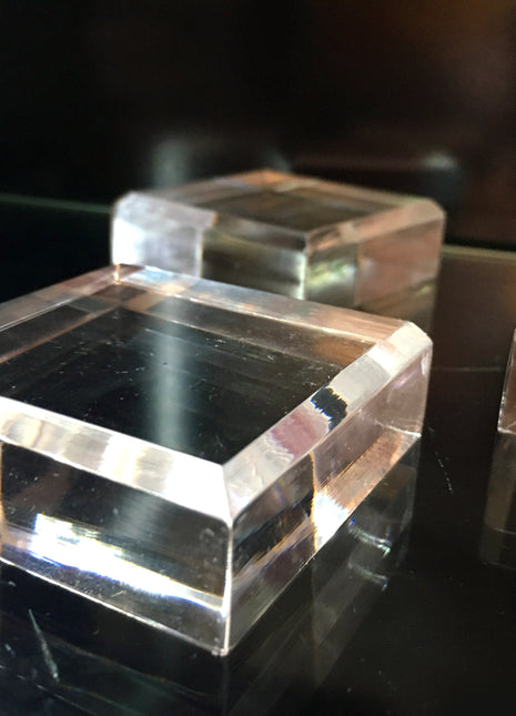 60 mm x 20 mm Acrylic Mineral Display Stands Lot of 30 Pieces
