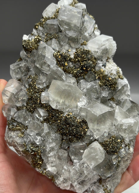 Calcite with Sparkly Marcasite from Linwood mine Collection # 577