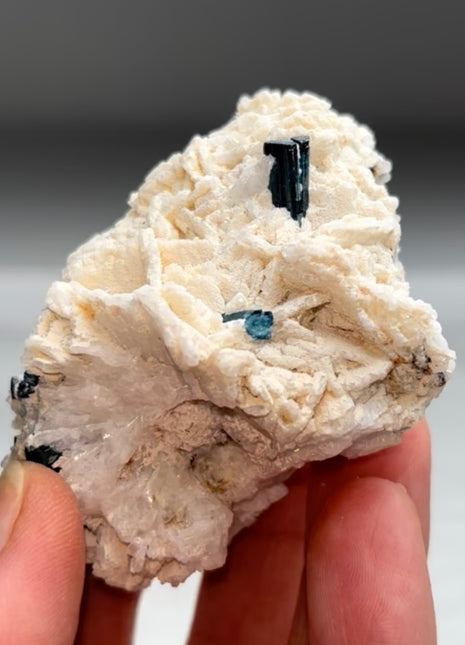 Blue Indicolite Tourmaline with Albite