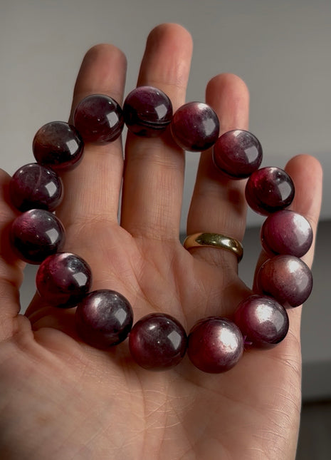 Chatoyant Lepidolite Bracelet BR054